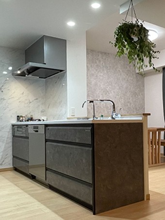 爽やかな風を感じる開放的なダイニングキッチンに 世田谷区K様邸 爽やかな風を感じる開放的なダイニングキッチンに 世田谷区K様邸